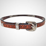 Load image into Gallery viewer, Fargo Tooled Leather Hat band

