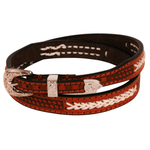 Load image into Gallery viewer, Fargo Tooled Leather Hat band
