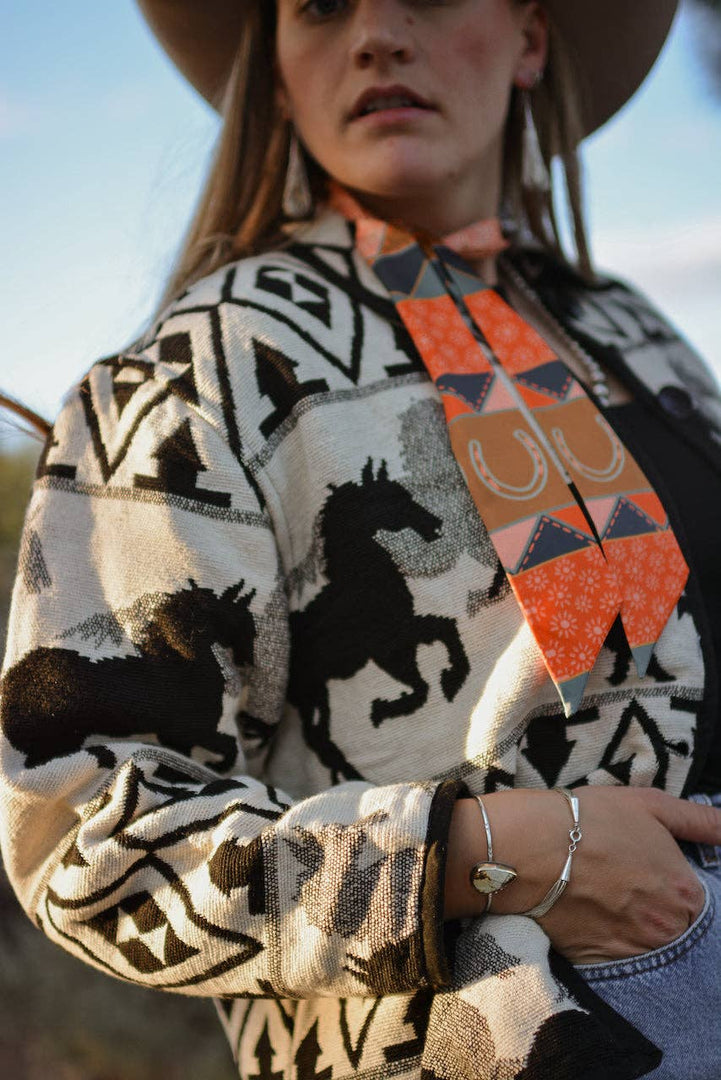 Frontier Bound Quilted Patchwork Twilly Scarf