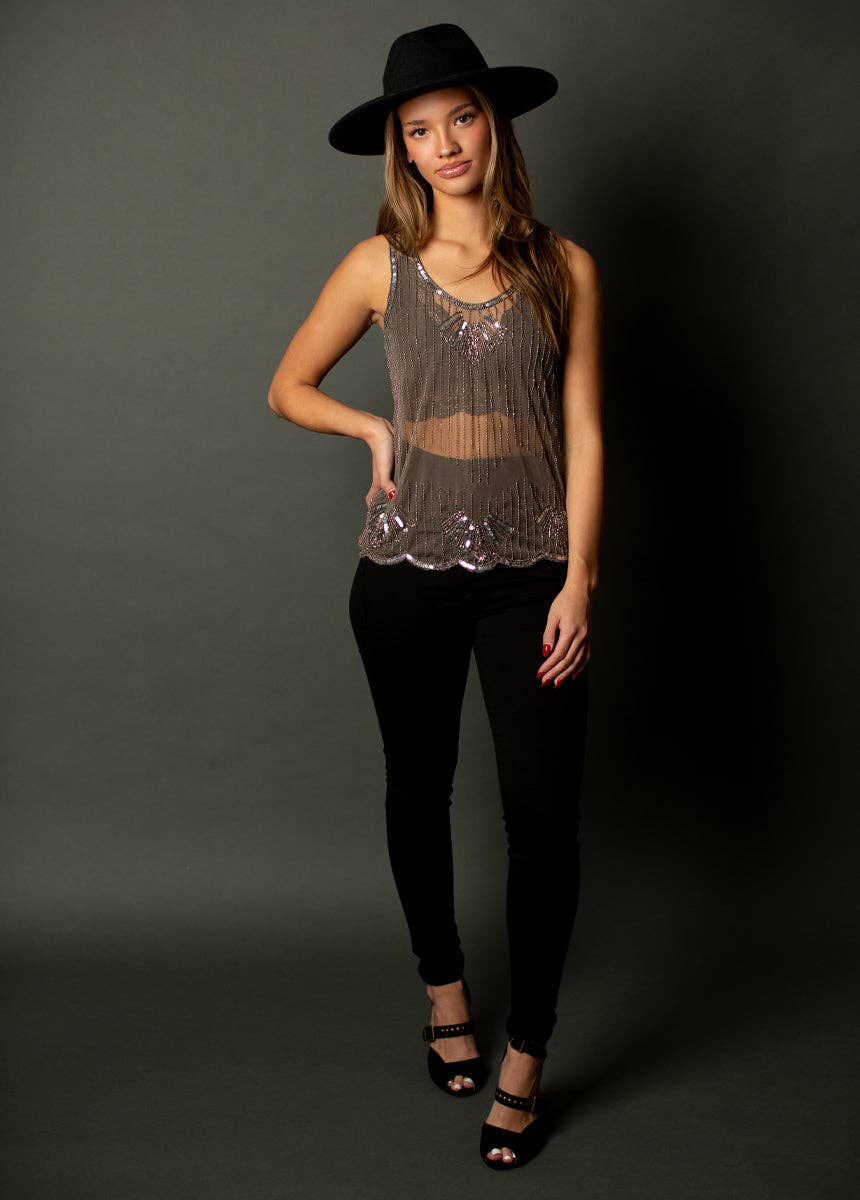 Laken Beaded Top