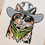 Load image into Gallery viewer, Calico Cowcat - Signed Silkscreen Print