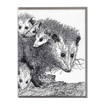 Load image into Gallery viewer, Mother Opossum and Joeys Card
