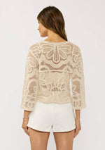Load image into Gallery viewer, Crew Neck Crochet Top
