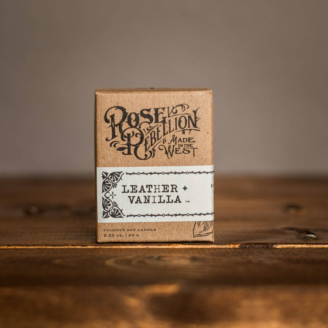 Leather Vanilla Drifter Candle