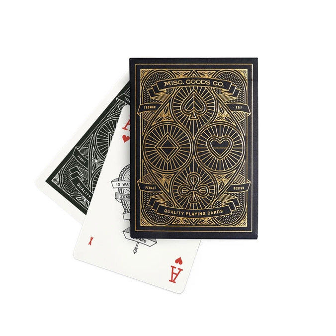 Premium Playing Cards w/ Leather Case