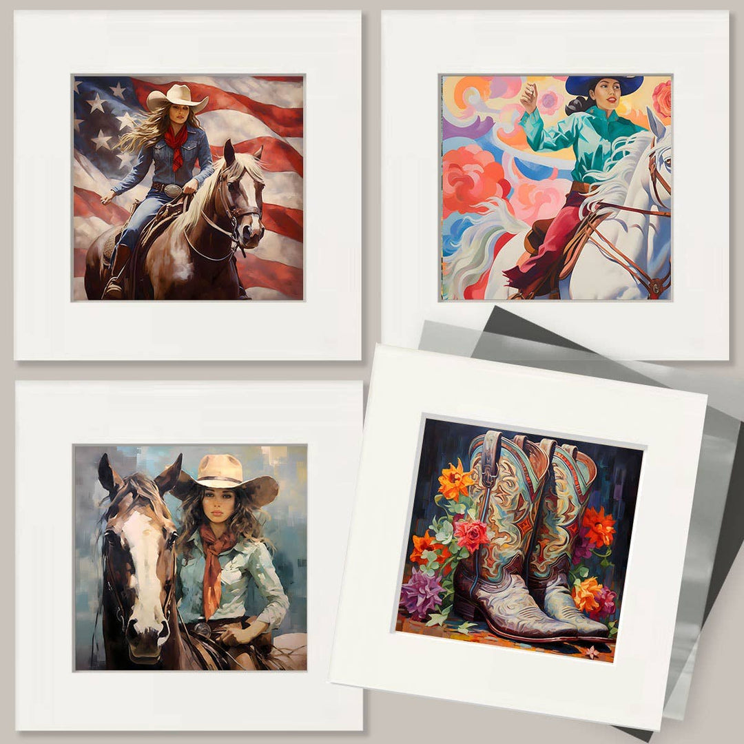 Southwest Full Moon Cowgirl