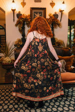 Load image into Gallery viewer, Heart of Gold Maxi Slip Dress
