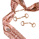 Load image into Gallery viewer, Snaffle Bit Scarf Slide in “Gold”