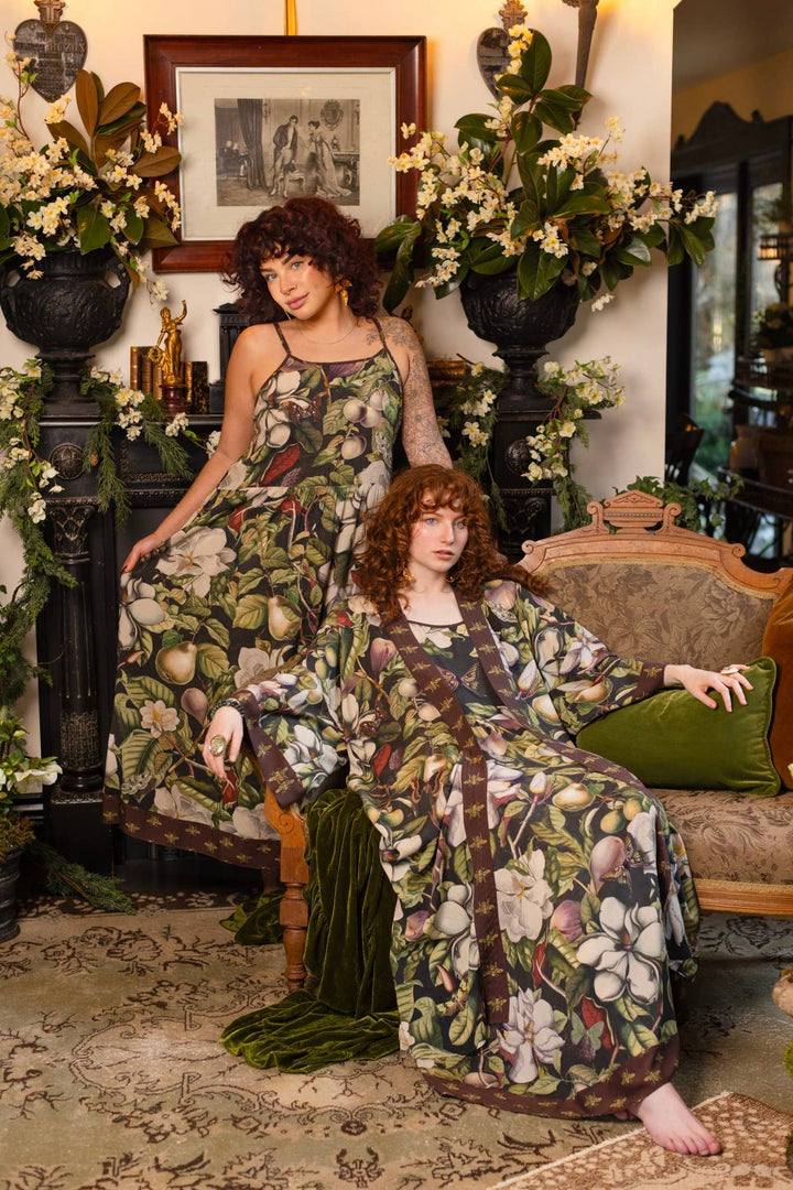 Fleur De Lune Maxi Slip Dress