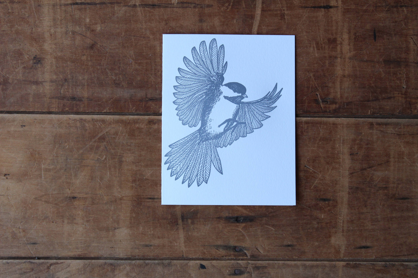 Chickadee Card