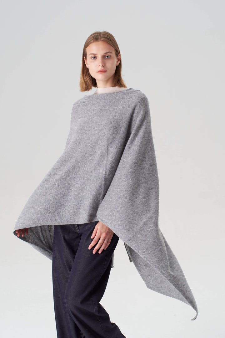 Pure Cashmere Travel Wrap Grey