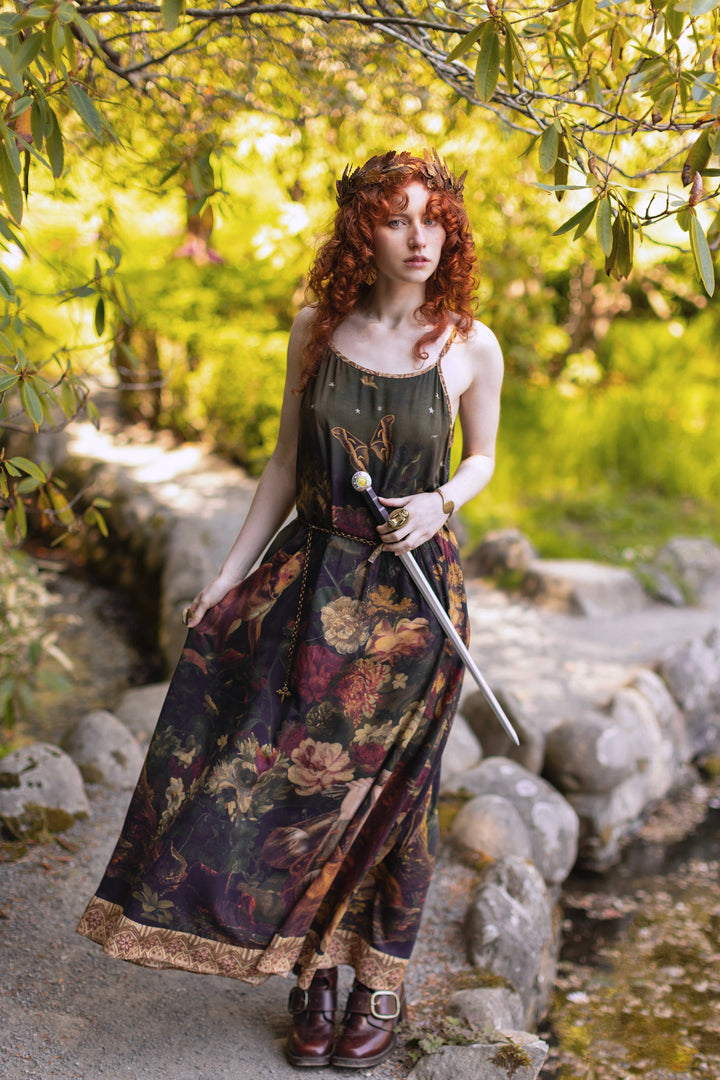 The Messenger Maxi Slip Dress