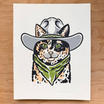 Load image into Gallery viewer, Calico Cowcat - Signed Silkscreen Print