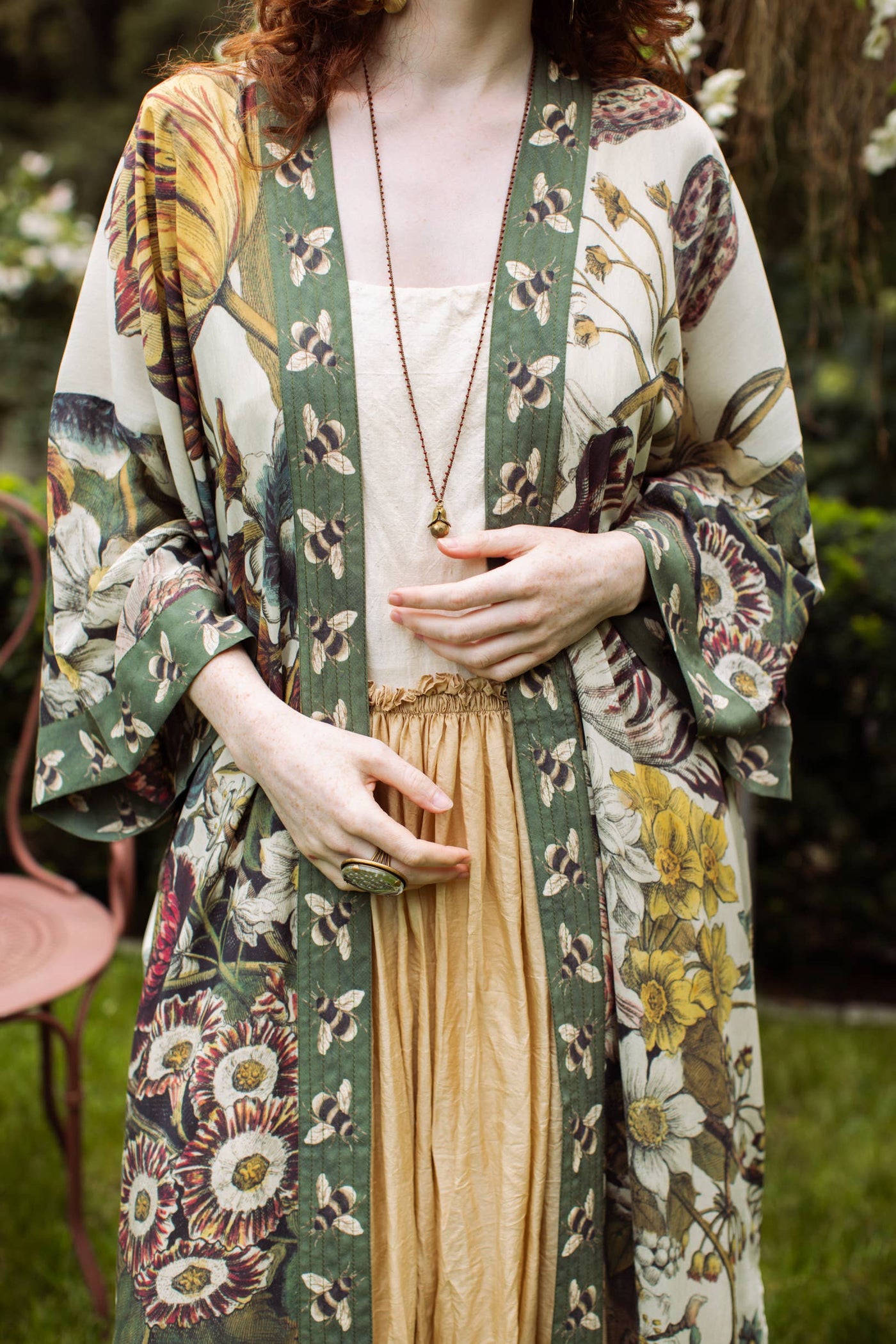 Love Grows Wild Floral Bamboo Kimono