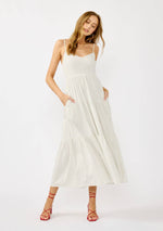 Load image into Gallery viewer, Striped Tiered Maxi Dress