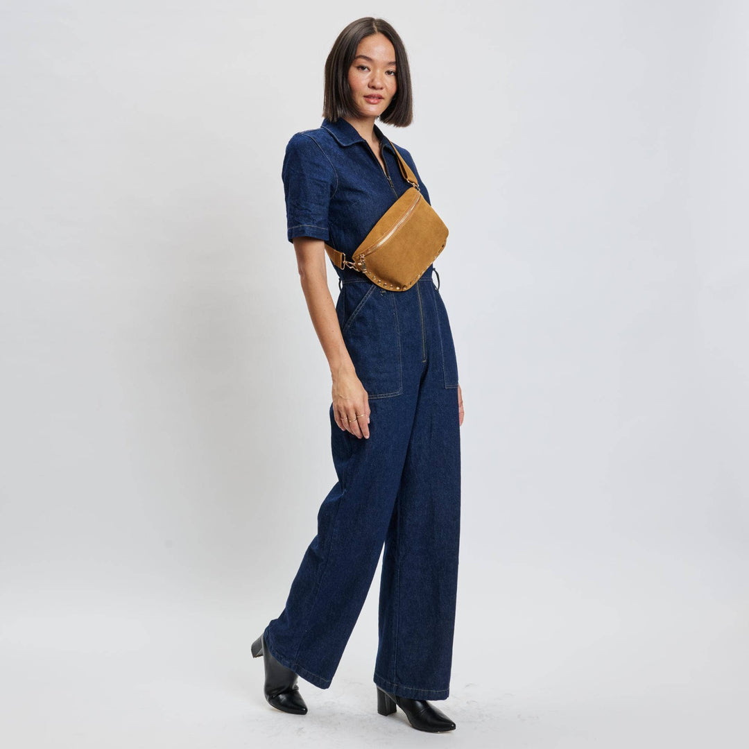 Gizelle-Suede Belt Bag