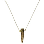 Load image into Gallery viewer, Feld Antler Brass Necklace
