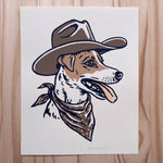 Load image into Gallery viewer, Jack Russell Cowdog - Signed Silkscreen Print