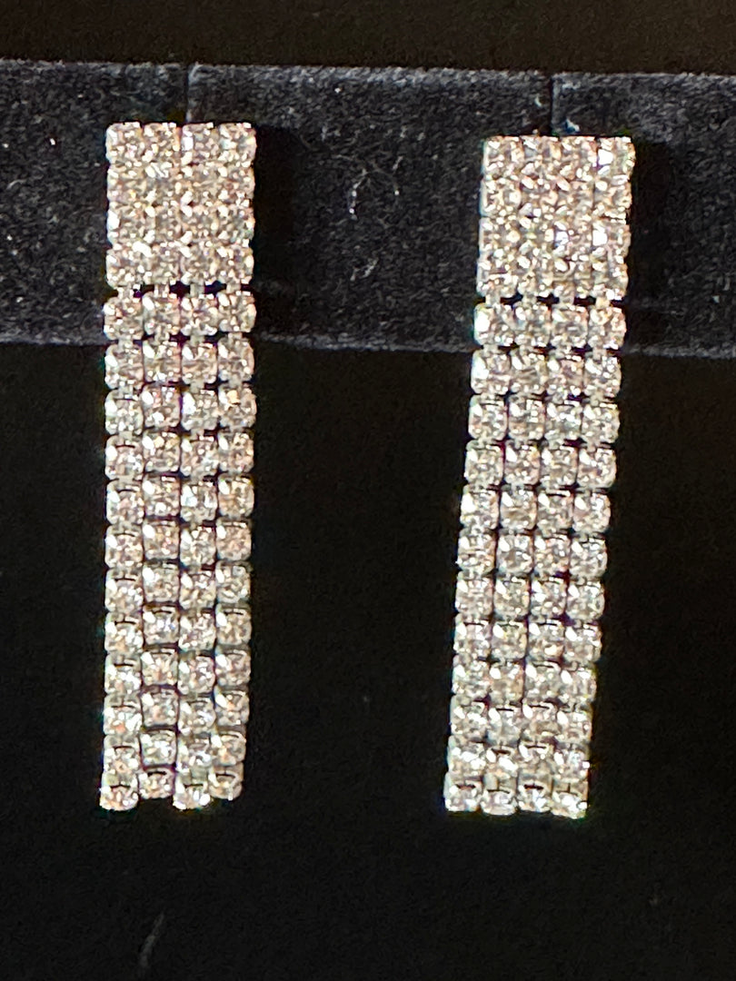 Modern Fringe Rhinestone