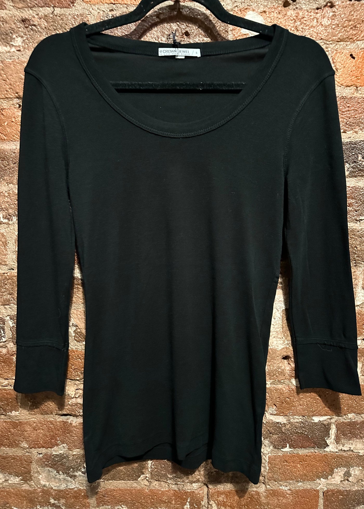 Flagship 3/4 Sleeve Scoop Black