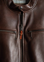 Load image into Gallery viewer, Bryce Cow Leather Jacket