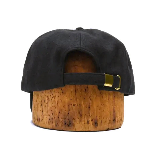 Wool Hat with Ear Flaps - Black