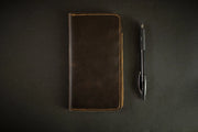 Leather Checkbook Wallet