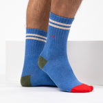 Load image into Gallery viewer, Retro French Combed Cotton Socks
