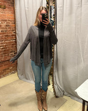 California Cardi Charcoal