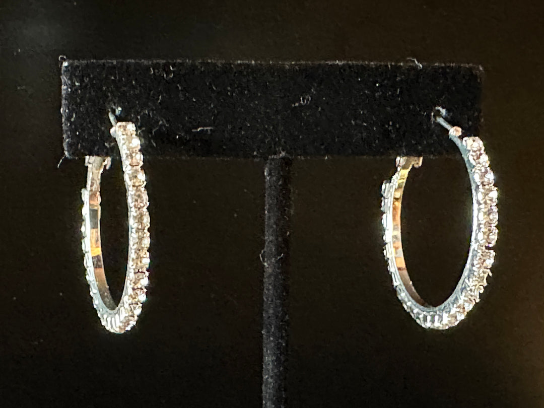 Small Hoop Rhinestone