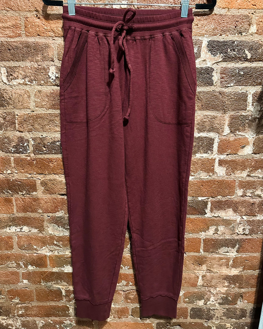 Jersey Jogger Merlot