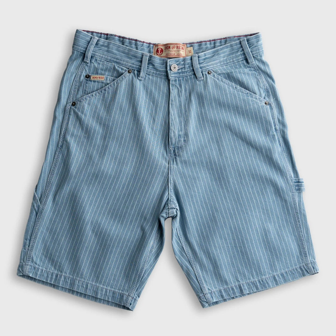 Dennis Striped Denim Shorts
