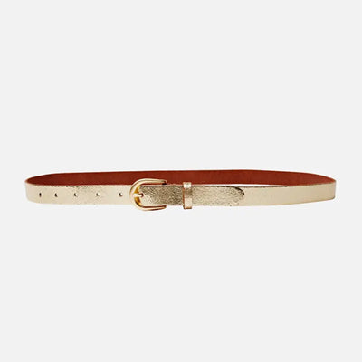 Eva Metallic Leather Belt