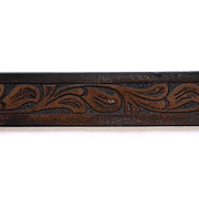 Western Embossed Leather Belt