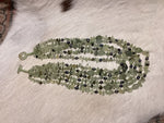 Load image into Gallery viewer, 6-Strand Prehnite with Freshwater Pearls
