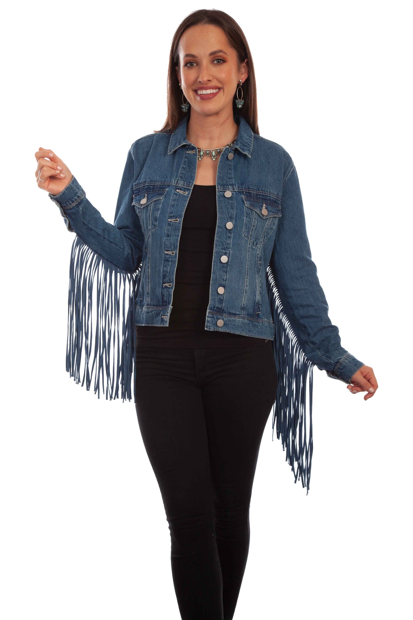 Fringe Denim Jacket