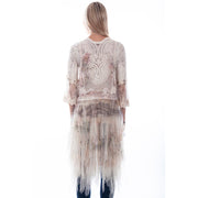 Embroidered Tulle Duster
