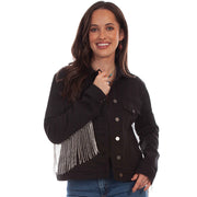 Rhinestone Fringe Jacket
