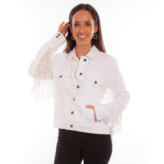 Rhinestone Fringe Jacket