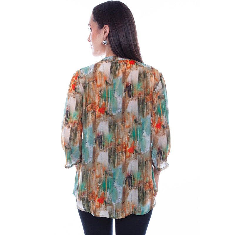 Paint Strokes Blouse