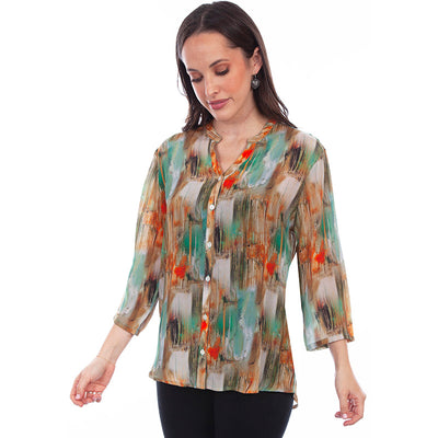 Paint Strokes Blouse