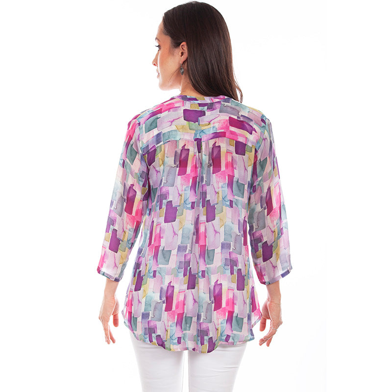 Pullover Print Blouse