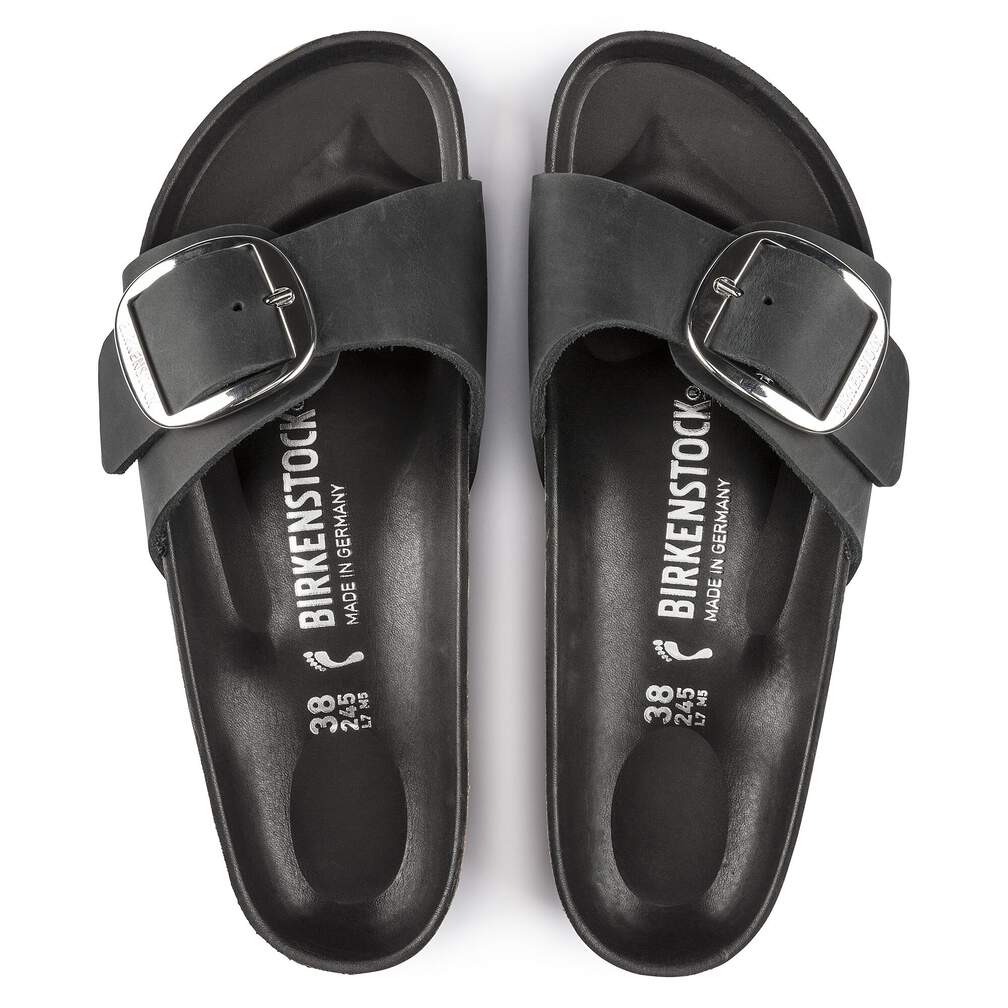 Madrid Big Buckle - Oiled Leather