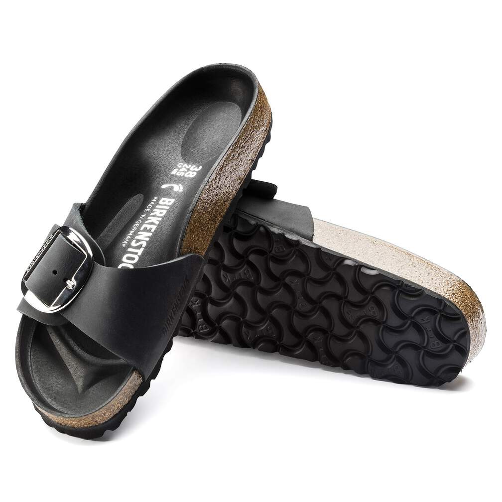 Madrid Big Buckle - Oiled Leather