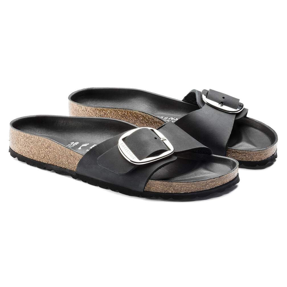 Madrid Big Buckle - Oiled Leather