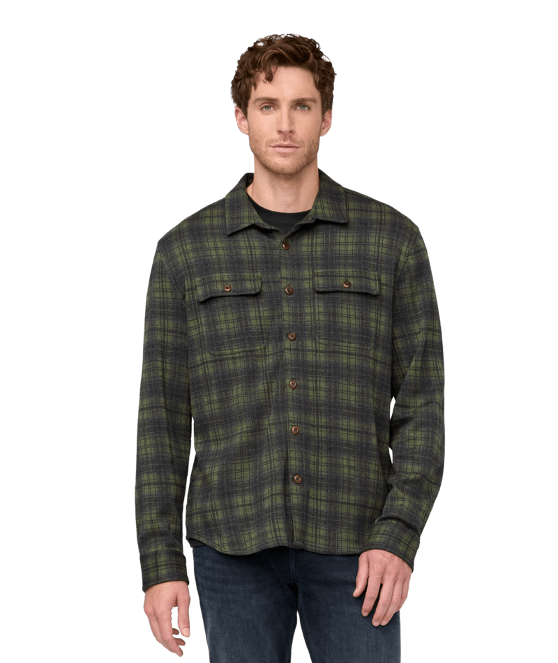 Performance Flannel Button Down