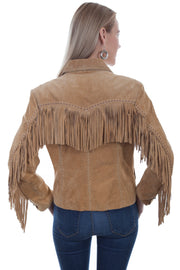 Suede Fringe Jacket