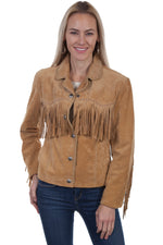 Load image into Gallery viewer, Suede Fringe Jacket
