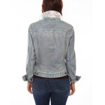 Load image into Gallery viewer, Lambskin Leather Jean Jacket
