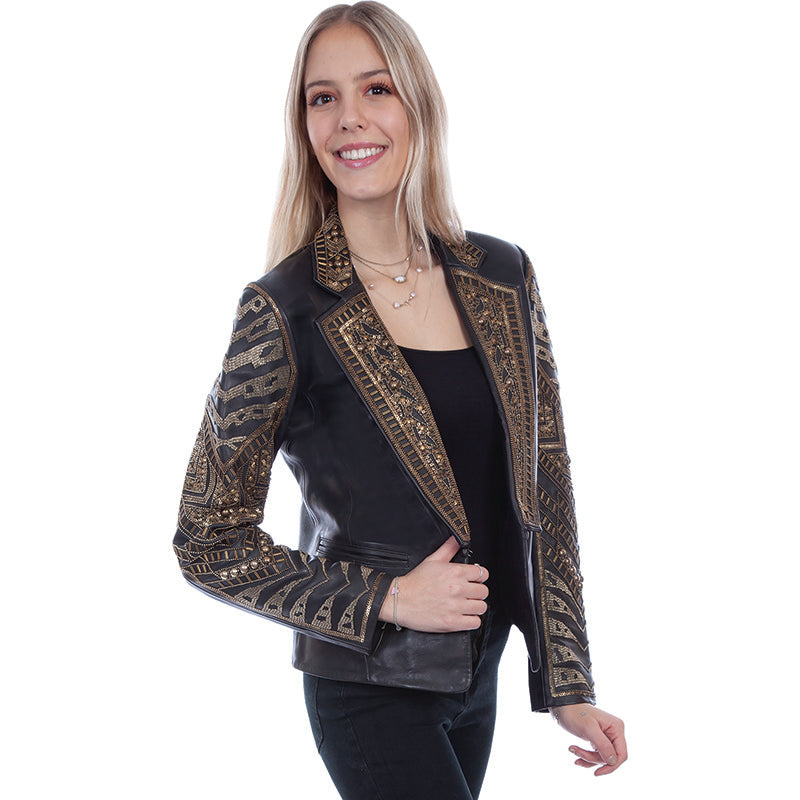 Beaded Lamb Blazer